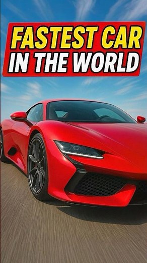 Fastest Car In The World 2025 - Top 5 Fastest Cars In The World