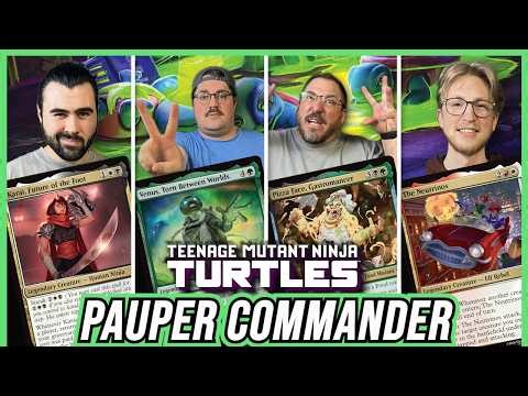 We Played Pauper Commander with the TMNT Set! | Cowabunga!