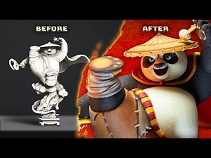 Making of Kung Fu Panda Po | 3D Printed Figure