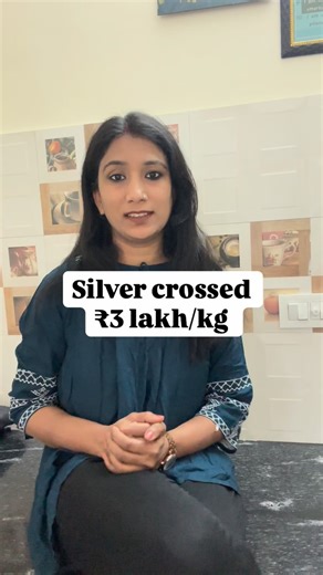 Money & Mindset Simplified on Instagram: "SILVER ₹3,00,000/kg?! 😳💥 Ab silver sirf jewellery nahi… full investment headline ban gaya hai. But WHY is it rising so much? 👇 ✅ Global uncertainty = safe-haven buying ✅ Industrial demand (solar, EV, electronics) ✅ Weak currency + commodity rally ✅ Heavy trading + investor momentum ✅ Ab “WHAT TO DO NEXT?” (Most Important Part) 1️⃣ If you already have silver: 👉 Panic sell mat karo. 👉 Partial profit booking kar sakte ho (thoda-thoda). 2️⃣ If you want