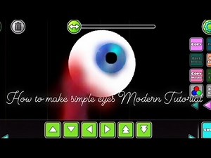 How to make simple eyes Modern Tutorial - Geometry Dash 2.11
