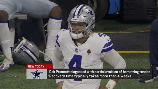 Slater: Dak Prescott has 'a partial avulsion of the hamstring tendon' | 'The Insiders'