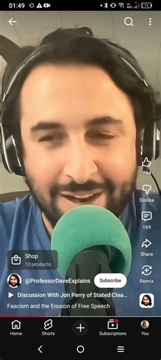 Professor Dave explains reacts the end of free speech in America