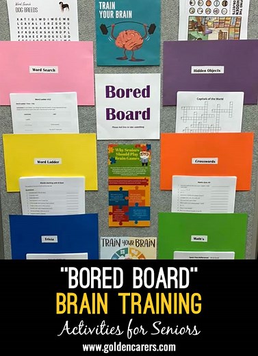 'Bored Board' Brain Training for Seniors