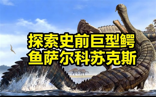 [中配]探索史前巨型鳄鱼萨尔科苏克斯 - CHimerasuchus