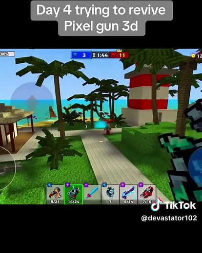 Reviving Pixel Gun 3D: Day 4 Gameplay Highlights