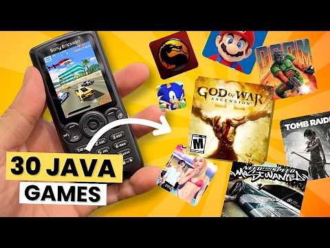 Así eran los juegos Móviles - TOP 30 JAVA