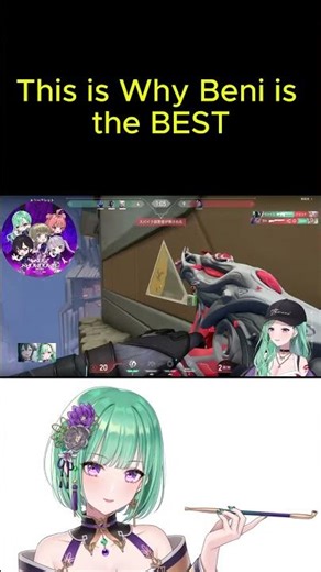 This is Why Beni is the BEST! #valorant #vtuber#Beni