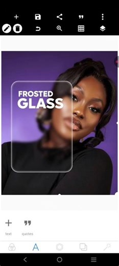 How to create Frosted/Morphism Glass Effect #graphicdesign #shortvideo