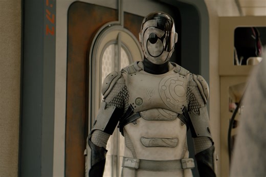 All systems uncomfortable. Murderbot — May 16 #Murderbot #AlexanderSkarsgard #DavidDastmalchian #MurderbotDiaries #AppleTV #AppleTVPlus | Apple TV