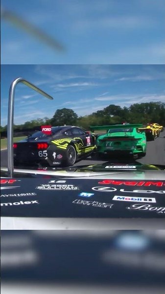 Ride along with the No. 12 Vasser Sullivan Lexus for the start of the 2025 Michelin GT Challenge