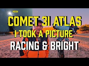 Comet 3i Atlas is racing FAST and getting BRIGHT - I took a picture