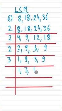 Revision of LCM. Finding LCM of four different number#education #lcm #maths