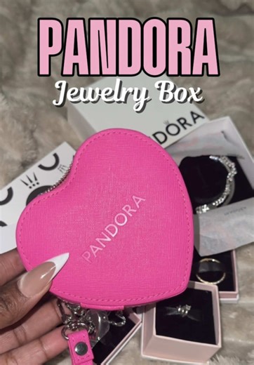 Can’t find a bracelet so I had to get this 😩 #pandora #pandorajewelry #pandorabox #pandorajewelrybox #heartshaped