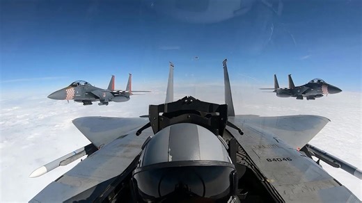 F-15 Cockpit View • Heritage Flight Over Poland