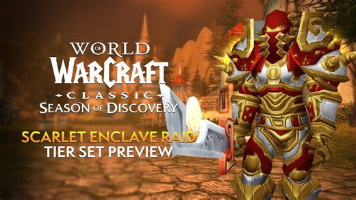 Scarlet Enclave raid tier sets & bonuses preview | Season of Discovery phase 8