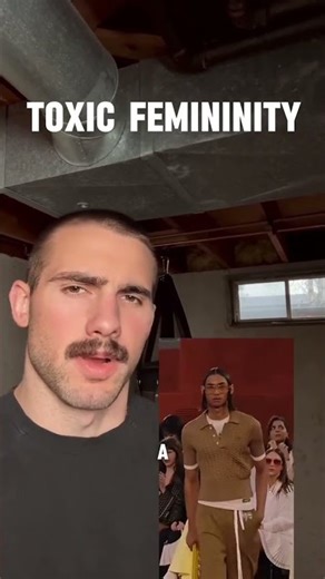 Look at the models from the 1990s — masculine. Now? Many are skinny, weak, and feminine.