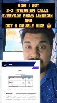 How to get interview calls ll LinkedIn and Naukri tricks ll Resume building ll Crack Interviews #job