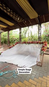 199K views · 2.7K reactions | Simple Stage Decoration #tenthdoctor #decor #decorations #weddingstage #decorationideas #decoration | New Flower Decoration Gadarwara | Facebook