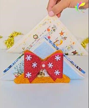 aprende a hacer servilleteros paso a paso usando palitos de helado #diynavidad #manualidades