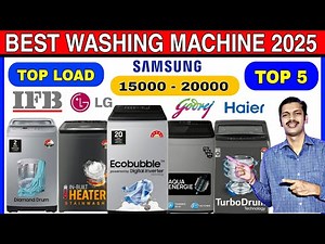 Best Top Load Washing Machine 2025 🇮🇳 🔥 Top 5 best Washing Machine | Samsung | LG | whirlpool | IFB