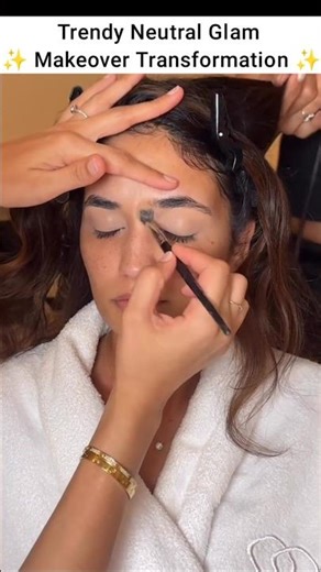 Mua- makeupbyayeshaf | neutral glam makeup tutorial step by step #shorts #makeuptutorial #makeover