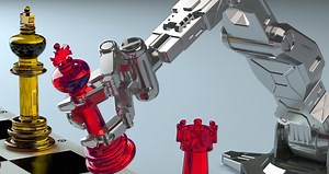 The 1st Man vs Machine: Rensch vs Stockfish