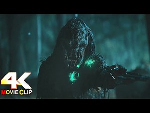 Prey (2022) - Naru vs Predator final fight scene