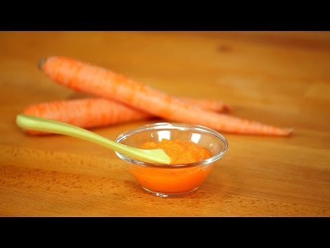How to Make Carrot Puree for Babies | Baby Food