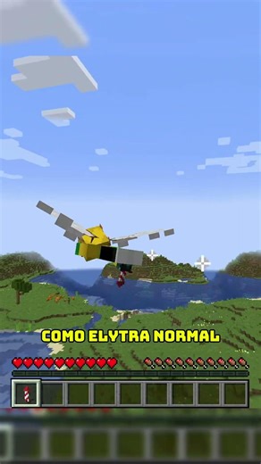 nome do mod: Wooden Elytra #minecraft #minecraftshorts