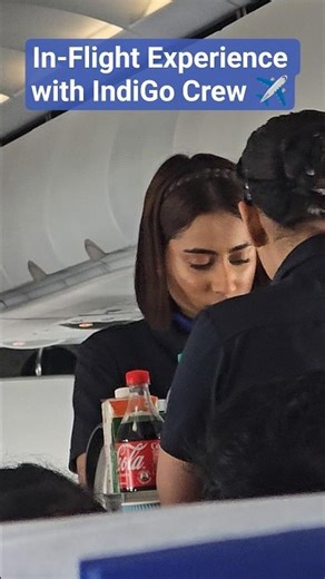 Inside IndiGo Flight ✈️ #indigocabincrew #indigo #crewmembers #aviation #airhostess #flightservice