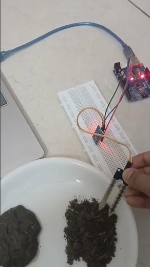 Task 3.4P Arduino control using sensor (soil moisture sensor)