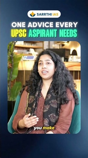 One Advice Every UPSC Aspirant Needs #ytshorts #upsc #sarrthiias