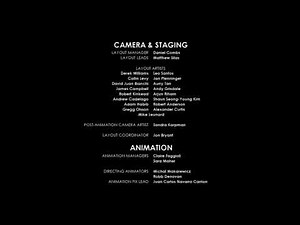 Finding Dory (PG) End Credits - TV Slides Version (My attempt)