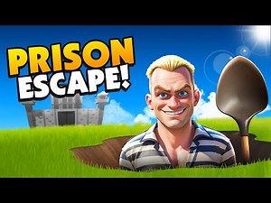 Digging My Way Out Of PRISON! - Prison Escape Simulator