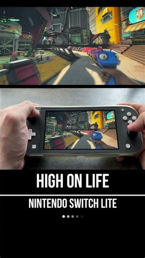 High On Life Nintendo Switch Lite Gameplay - FPS Monitor