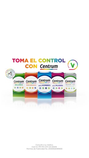 Centrum, científicamente formulado para tu energía y defensas. Multivitamínico #1 en ventas. ¡Toma el control de tu salud con Centrum! | Centrum