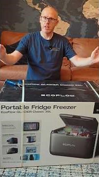 A Solar Powered Fridge! EcoFlow Glacier Classic Portable #EcoFlow #OffGrid #VanLife #Camping