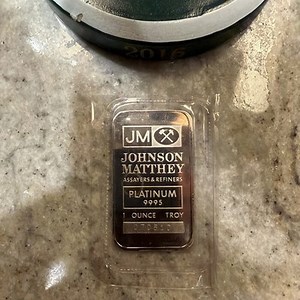 1 OZ FINE PURE PLATINUM JOHNSON MATTHEY  JM  BAR - SUPERB STORE OF VALUE! | eBay