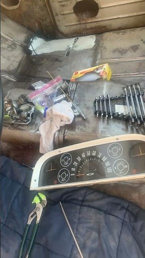 63C10 Restoration: Dash Cluster and Knob Removal.