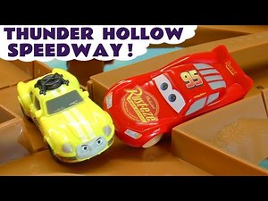Cars Lightning McQueen and Thomas and Friends Ace Racing With The Funny Funlings