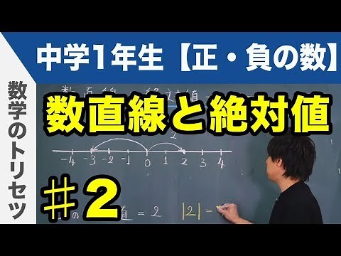 数直線と絶対値【中学1年生】数学
