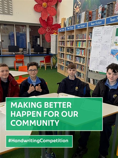 Making Better Happen: Trinity Comprehensive's Writing Initiative