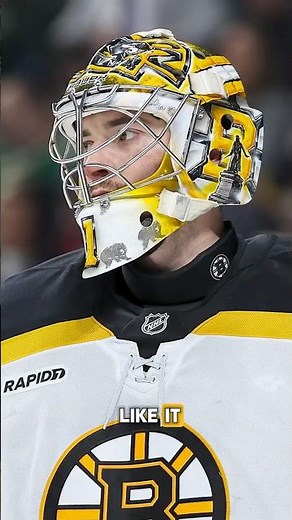 Jeremy Swayman Will Debut New Goalie Mask For Bruins In 2025 | #shorts #hockey #bruins