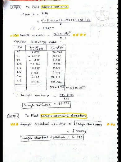 To find range,interquartile range , sample varience and standard deviation #datascience #statistics