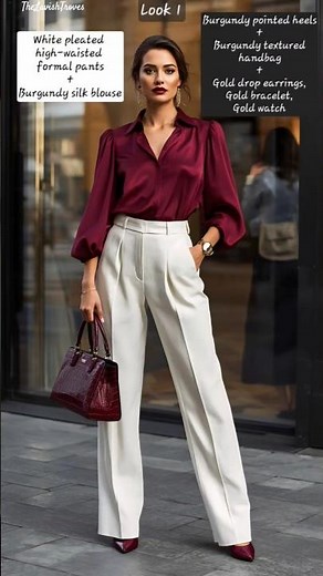 Elegant Outfit Ideas For Women | Smart Casual Formal Trouser/Pant Outfits For Classy Summer Look 💕