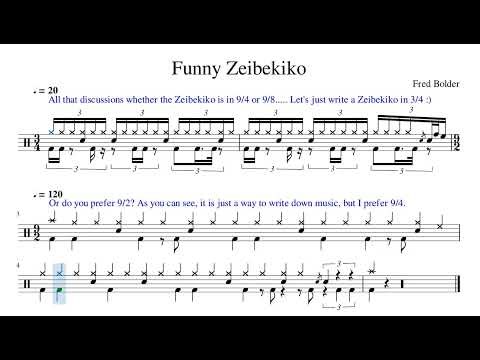Ζεϊμπέκικο 9/4 ή 9/8 (Zeibekiko 9/4 or 9/8)