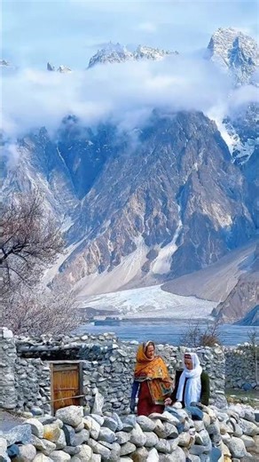 Hunza valley in spring season heaven on Earth #village life #view #hunza #love #food