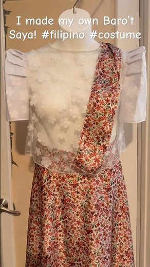 DIY Baro’t Saya! #filipino #costume #culture #diy