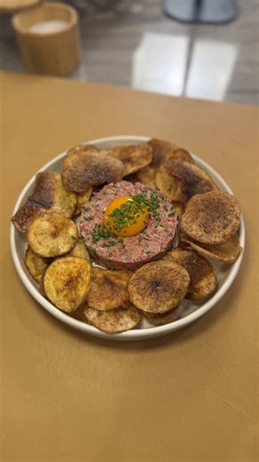My first time making steak tartare and it was so good! I can’t wait to make it again :) what’s your go-to meal to make for that special someone? #steak #tartare #easyrecipe